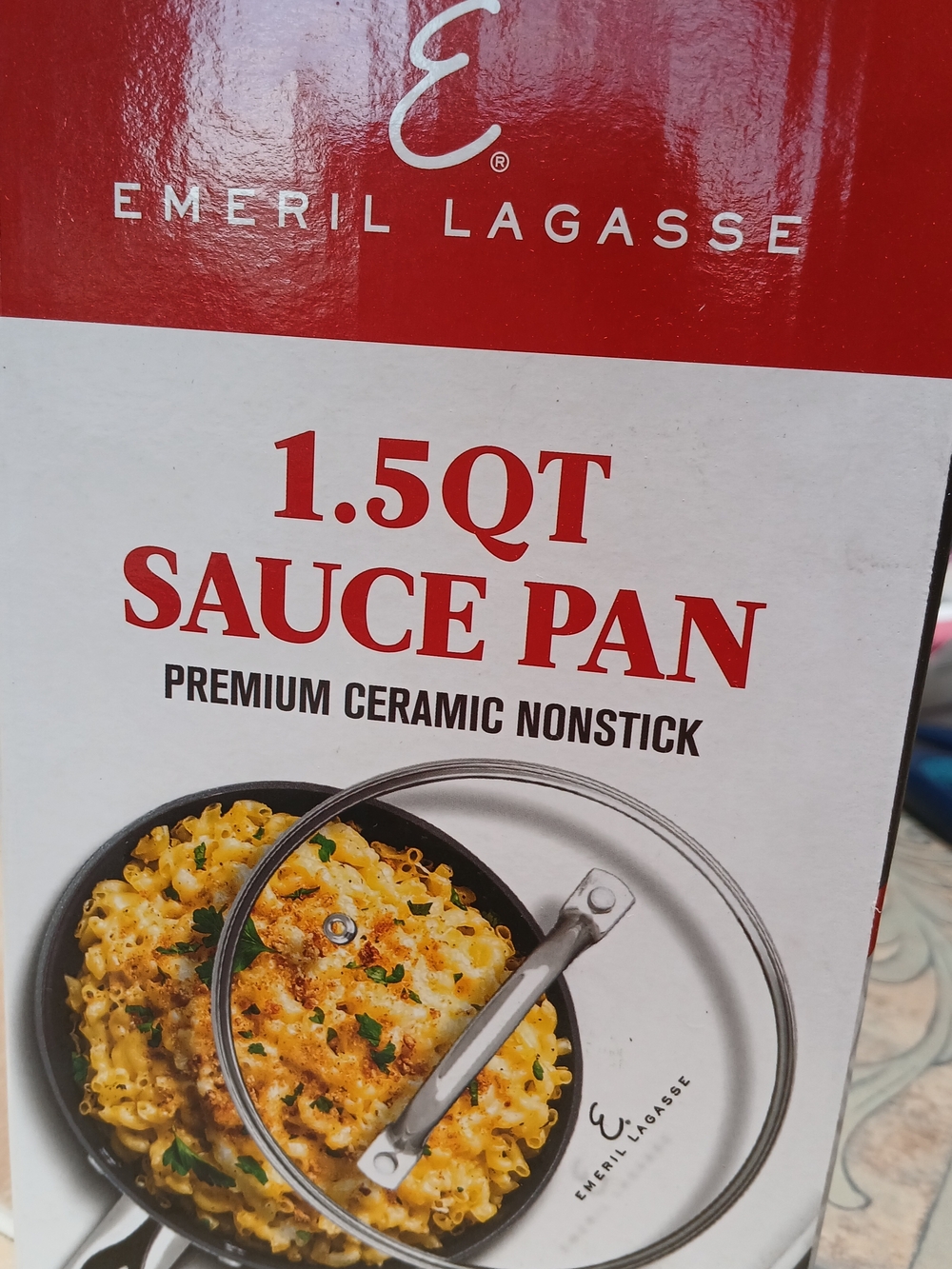 1.5QT Ceramic Nonstick Sauce Pan - Blue - Picture 4 of 11